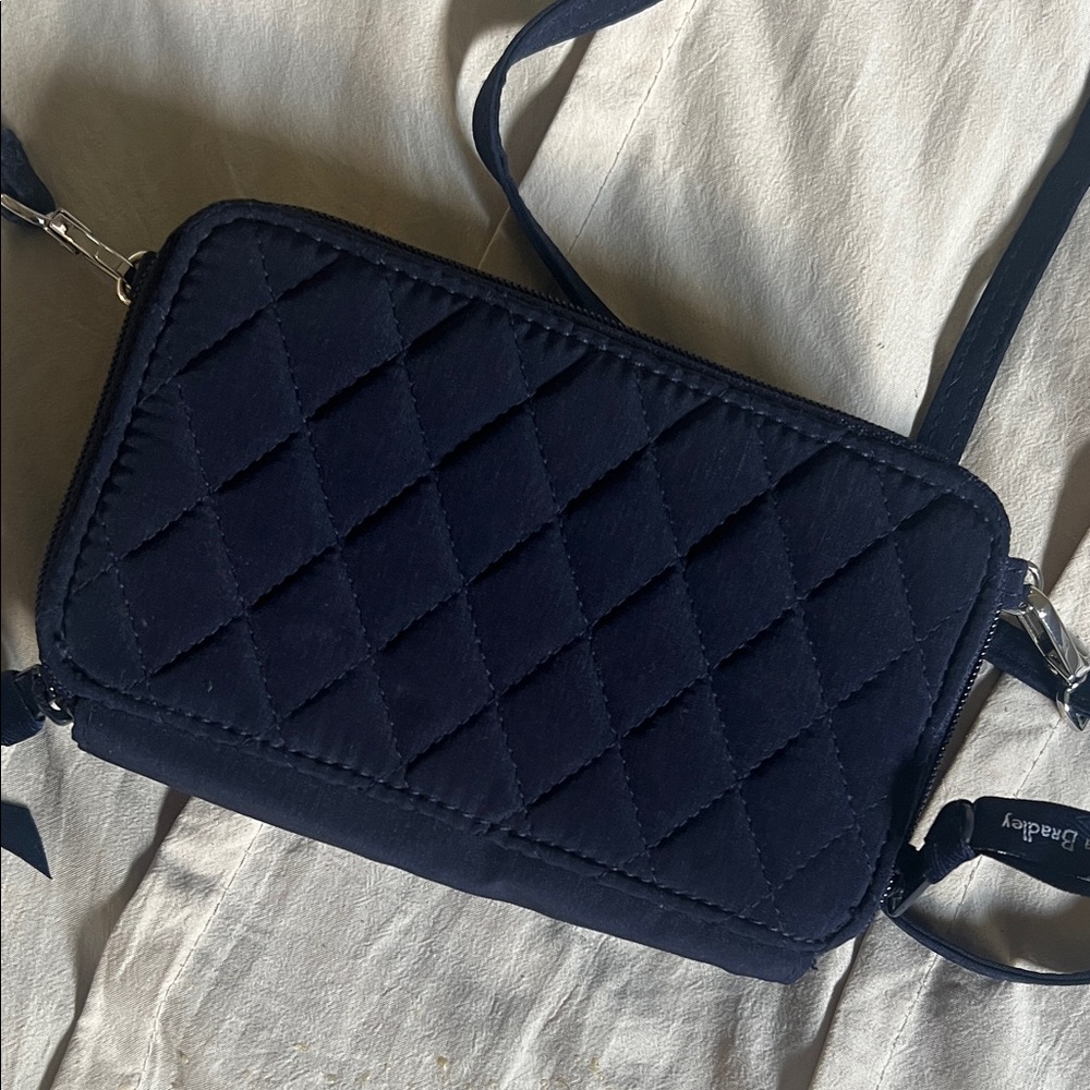 Vera Bradley Midnight Blue Quilted Crossbody Bag - Picture 3 of 4